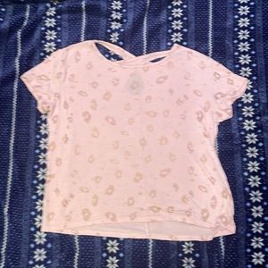 Cheetah print pink shirt